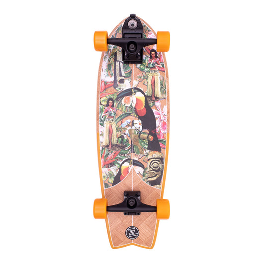 Z-Flex Skateboards Banana Train Surfskate Fish