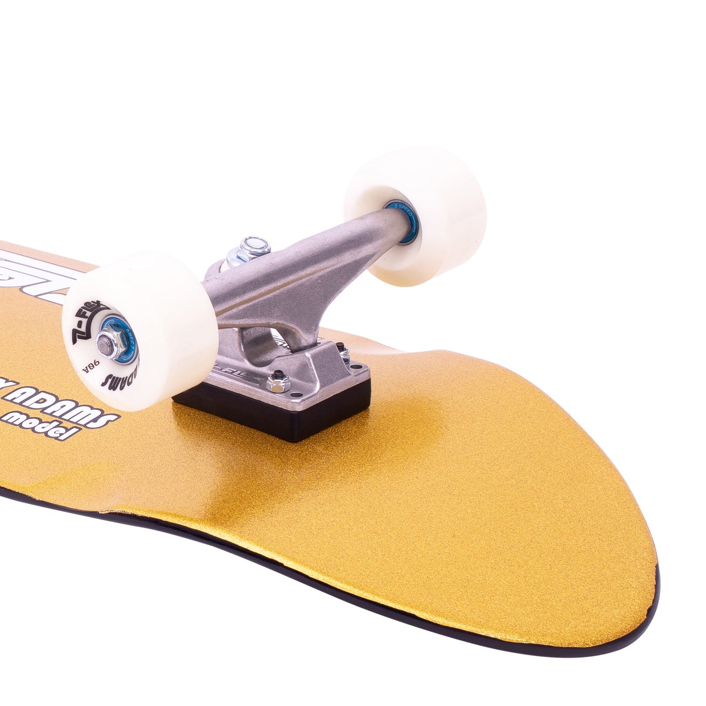 Z-Flex Skateboards Metal Flake Pool Gold 9.5