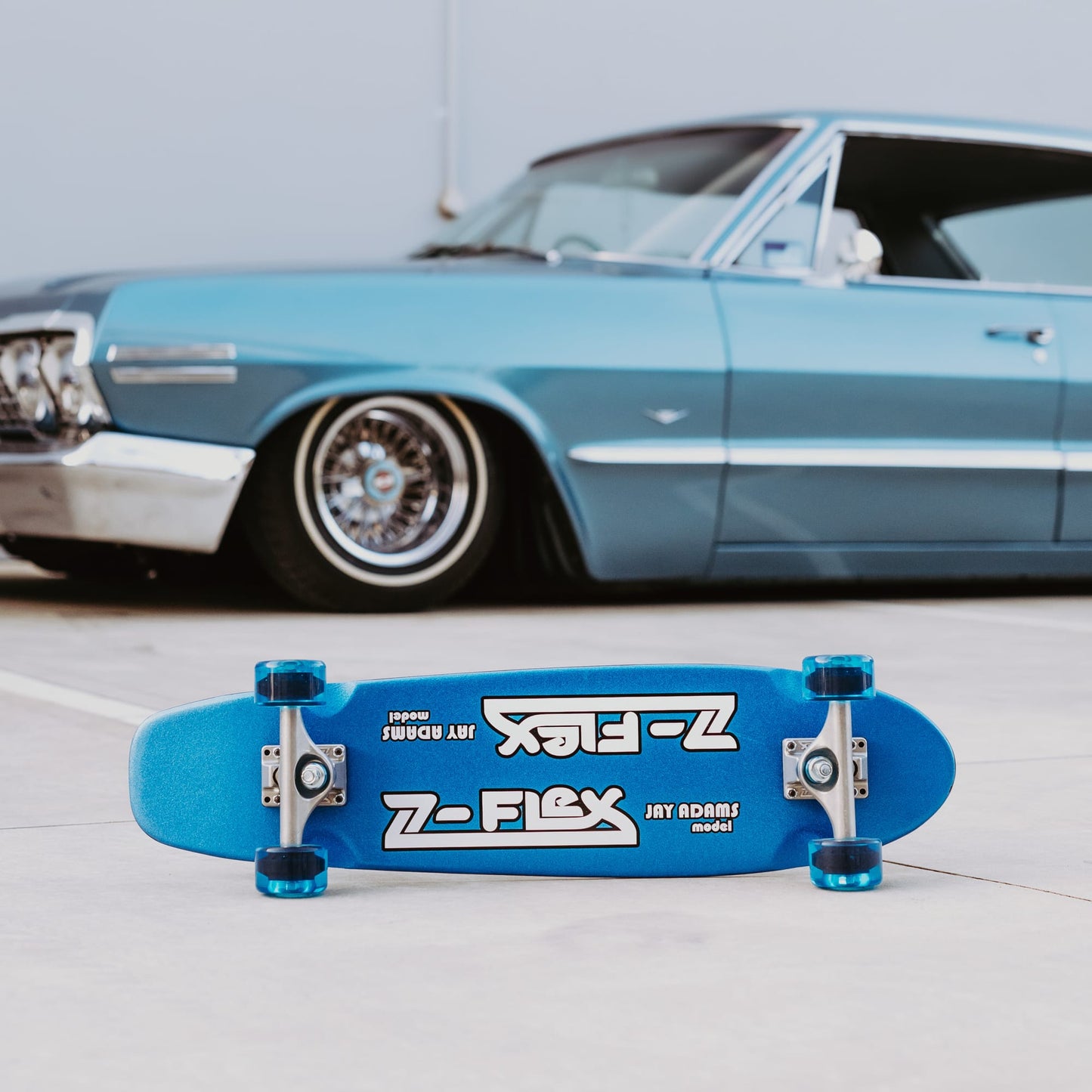 Z-Flex Skateboards Metal Flake Blue 29" Cruiser