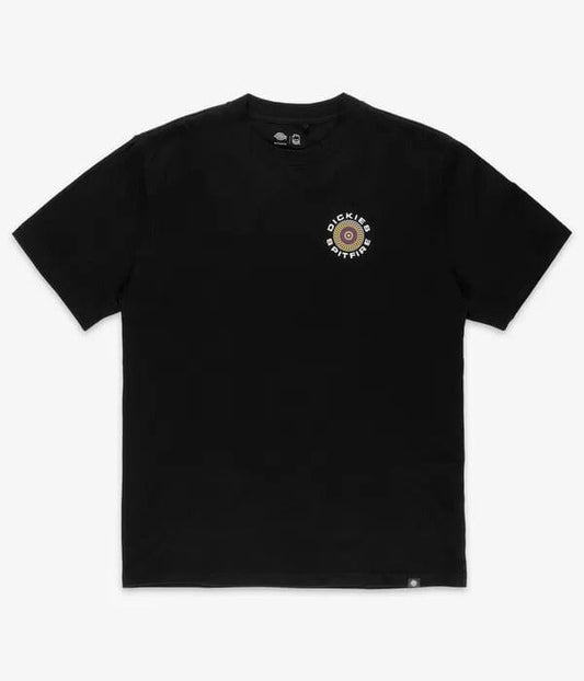 Spitfire x Dickies Tee Collab Black A865T Skateboard T-Shirt