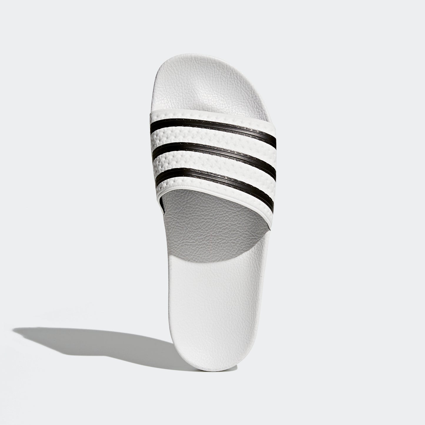 Adidas Originals Shoes Adilette Slides WHITE Black White Slip On Sandals Unisex