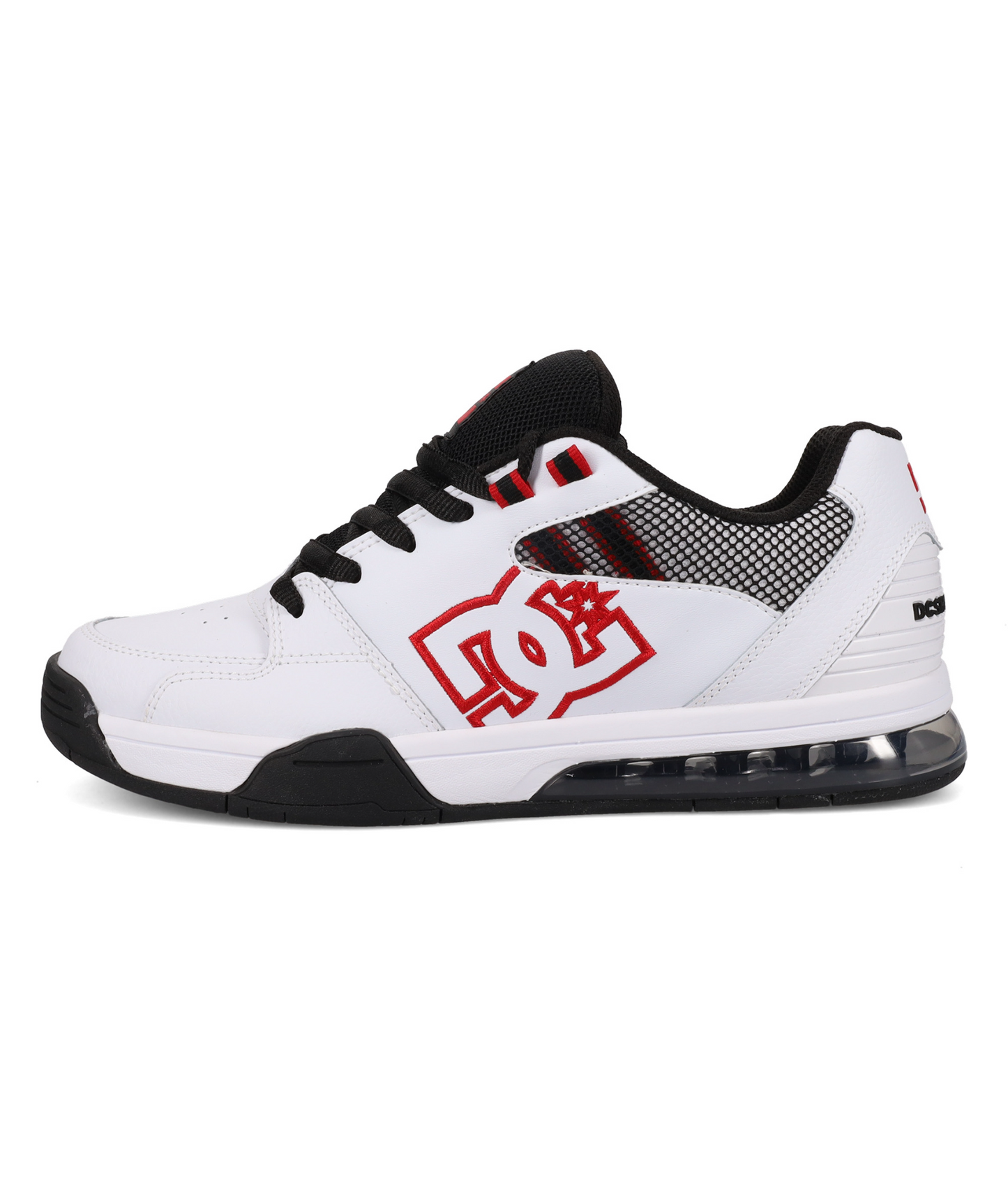 DC Shoes Versatile White Black Red US SIZE Skate Sneakers