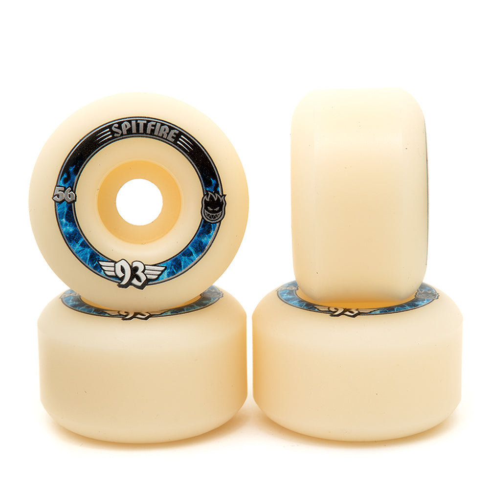 Spitfire Wheels 93D Radials 56mm F4 Natural Formula Four Soft Sliders