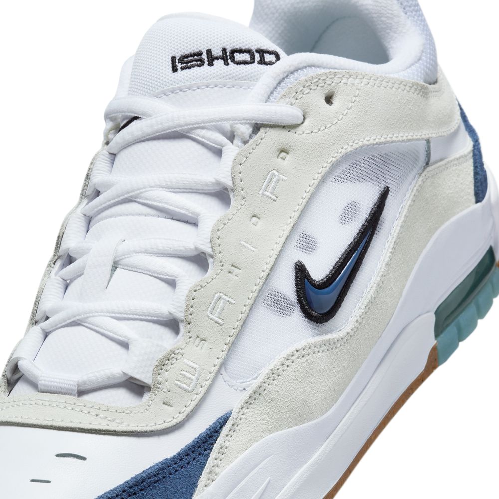 Nike Sb Shoes Air Max Ishod White Aquarius Blue Us Size Skateboard Sneakers