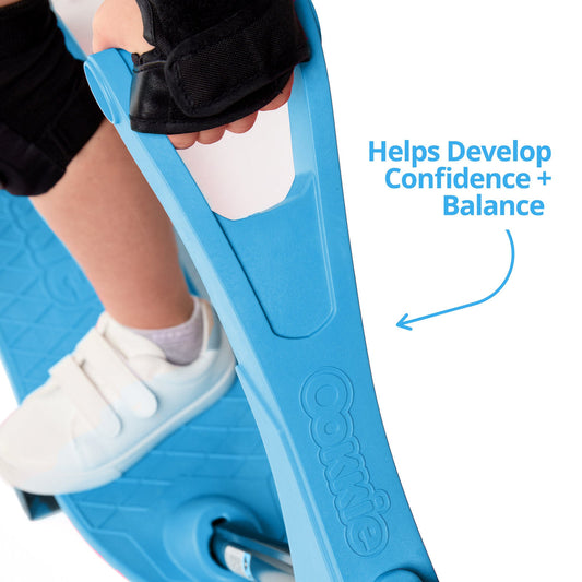 Ookkie Kids Learner Skateboard Trainer Blue