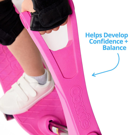 Ookkie Kids Learner Skateboard Trainer Pink