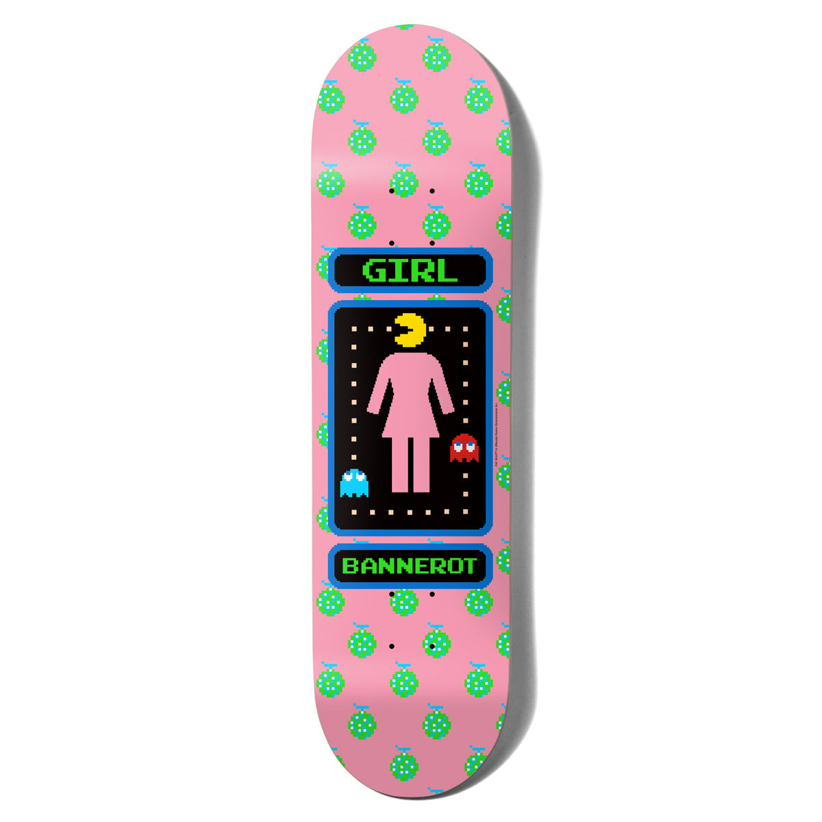 GIRL Skateboard Deck Bannerot Pac-Man 8.25"