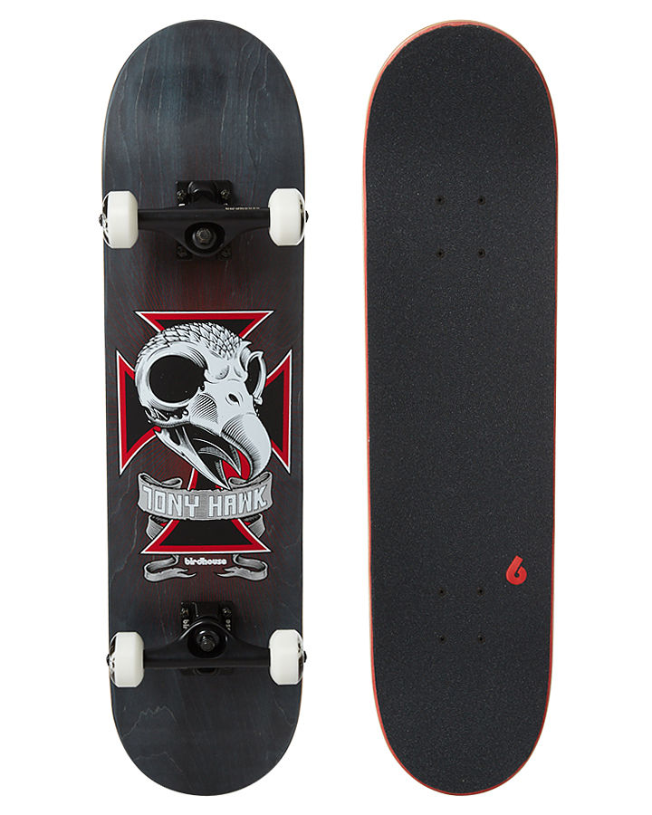 Birdhouse Tony Hawk Skull Black 7 75 Complete Skateboard