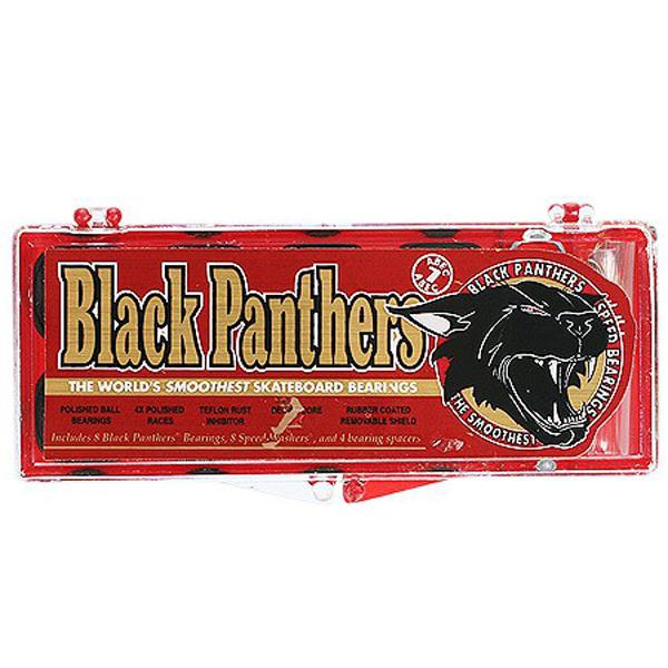 Shortys Bearings Abec 7 Black Panthers Red