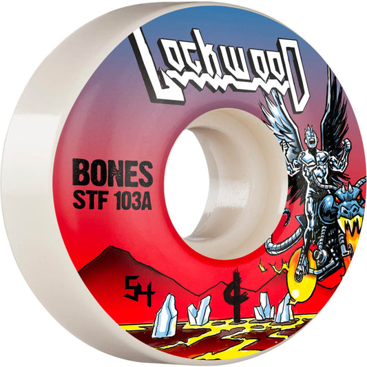 Bones Skateboard Wheels Lockwood Metal 54MM V3 SLIMS 103A