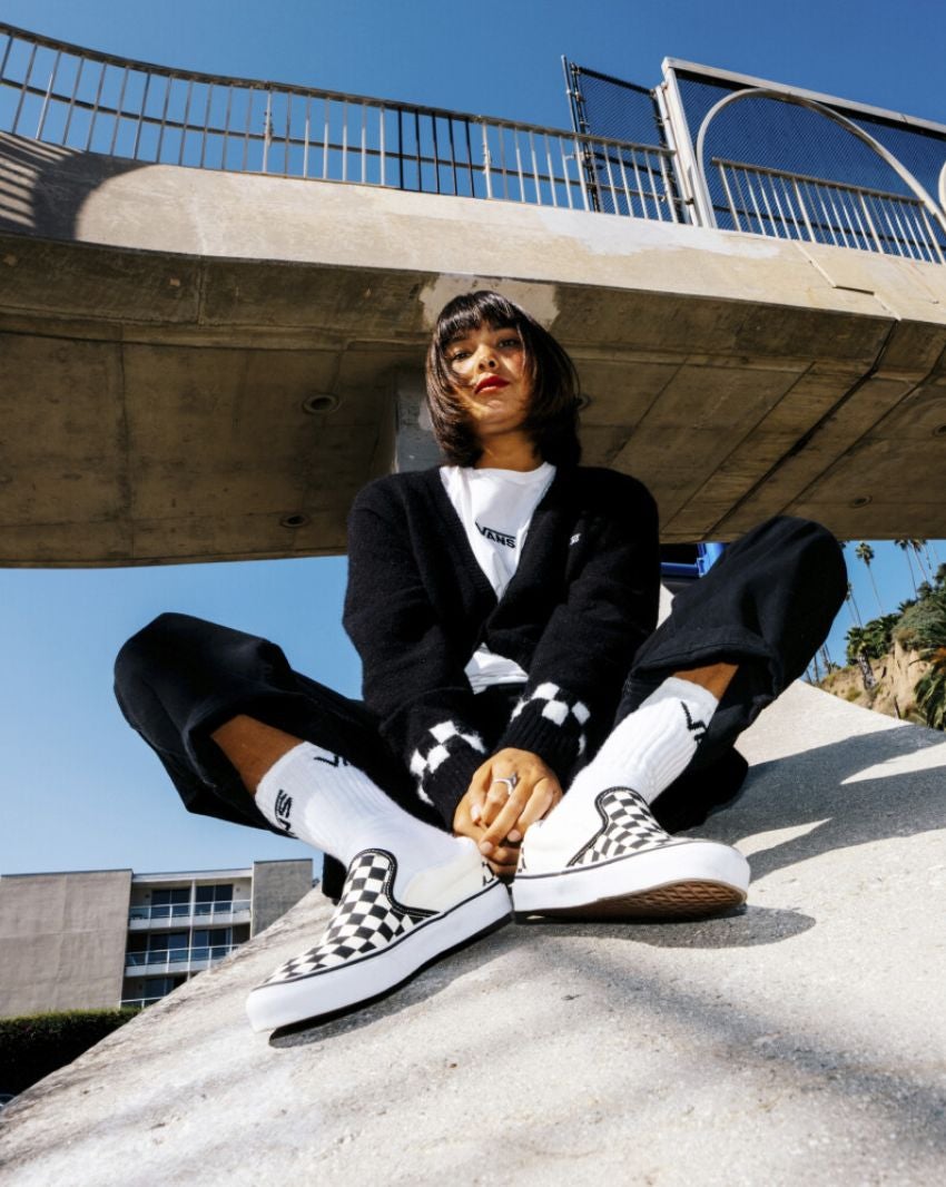 Vans Shoes Classic Slip-On Checker Board Black White CSO Sneakers