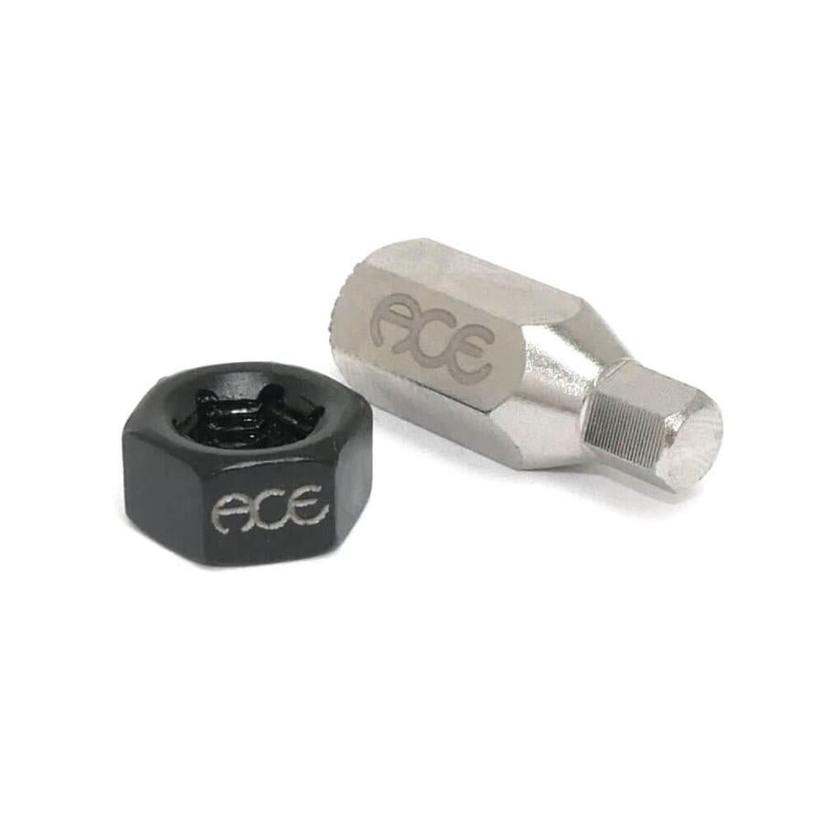 ACE Trucks AF1 Inverted Hollow 55 Raw Polished (8.5" Axles)