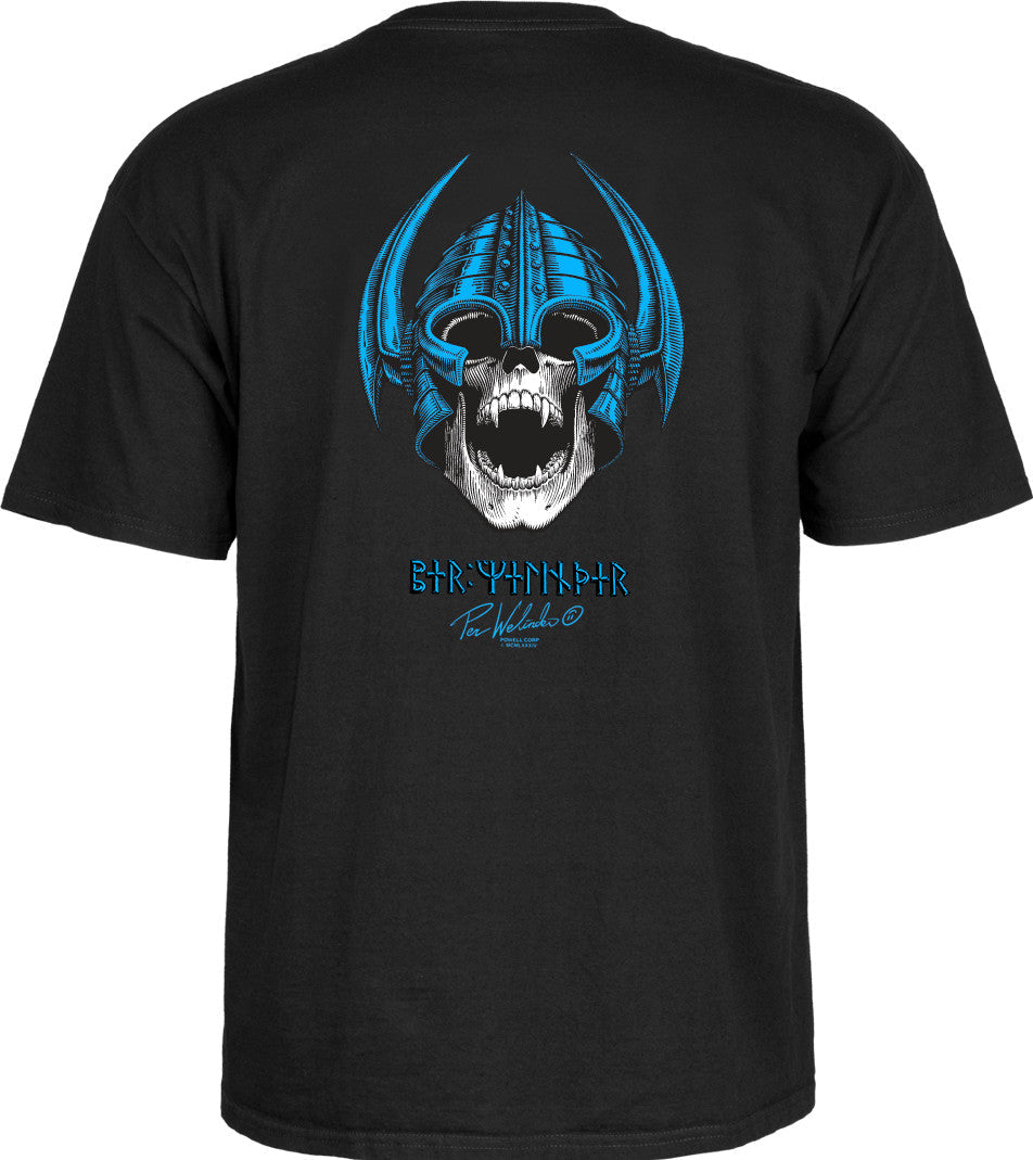 Powell Peralta Tee Per Welinder Nordic Skull Black Reissue T Shirt