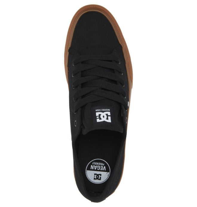 Dc Shoes Manual Black Gum Us Size Skateboard Sneakers