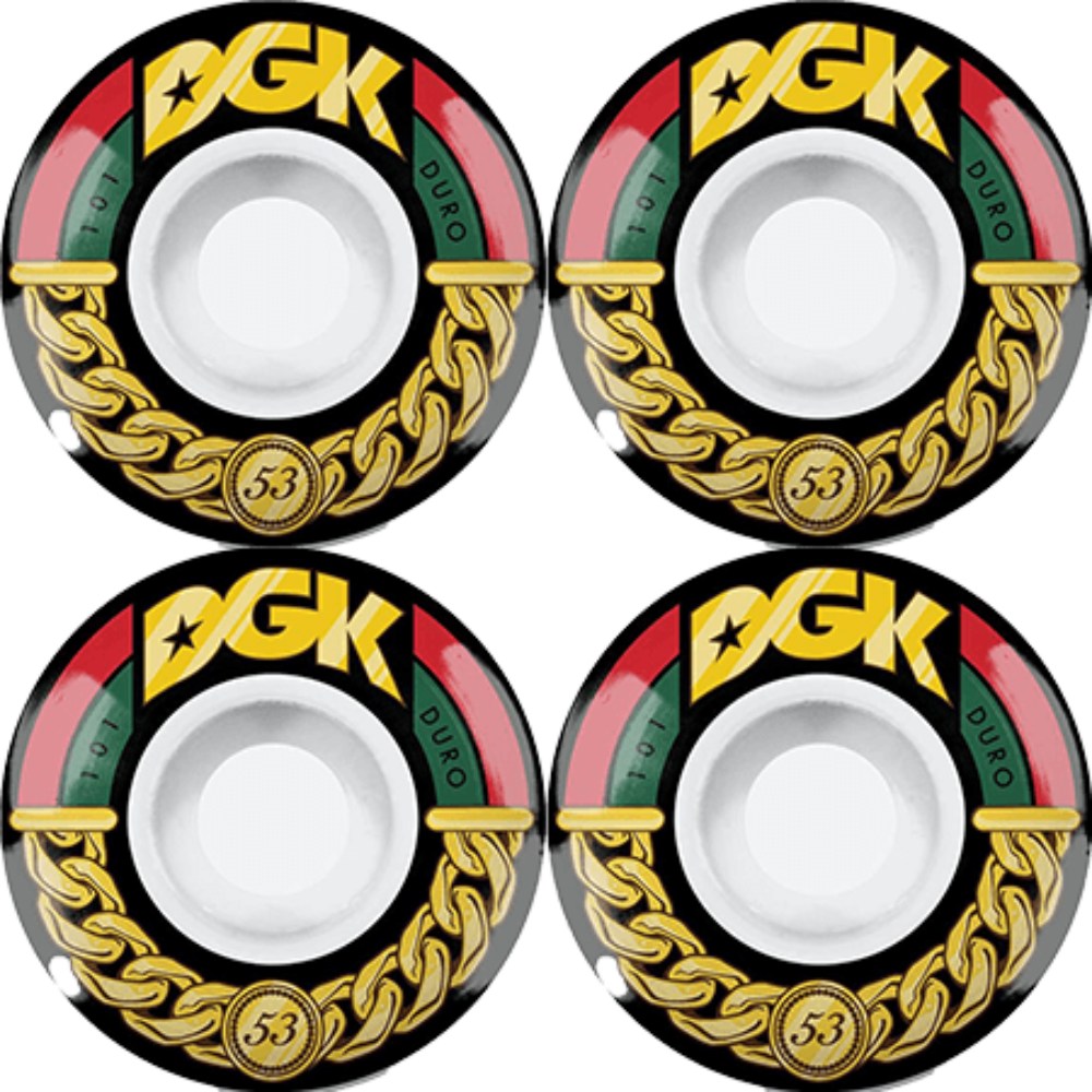 Dgk Skateboard Wheels Links 53Mm 101D Street Formula