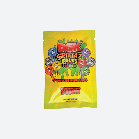 DGK Bolts Spittaz 1" Colored Philips Head Skateboard Hardware