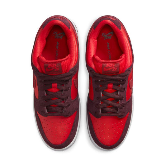 Nike Sb Shoes Dunk Low Pro Burgundy Crush Team Red Uni Us Size Skate Sneakers