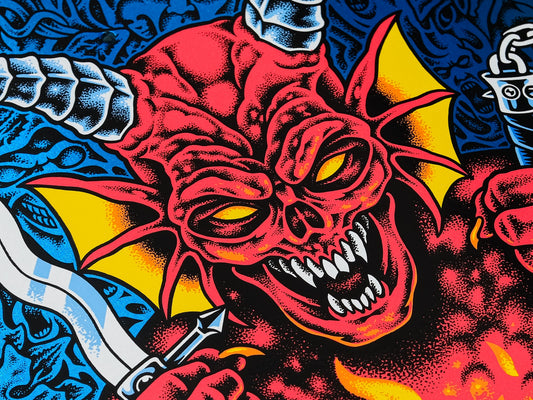 Santa Cruz Deck Stranger Things Knox Hellfire Pit 10" (Glow in the dark)