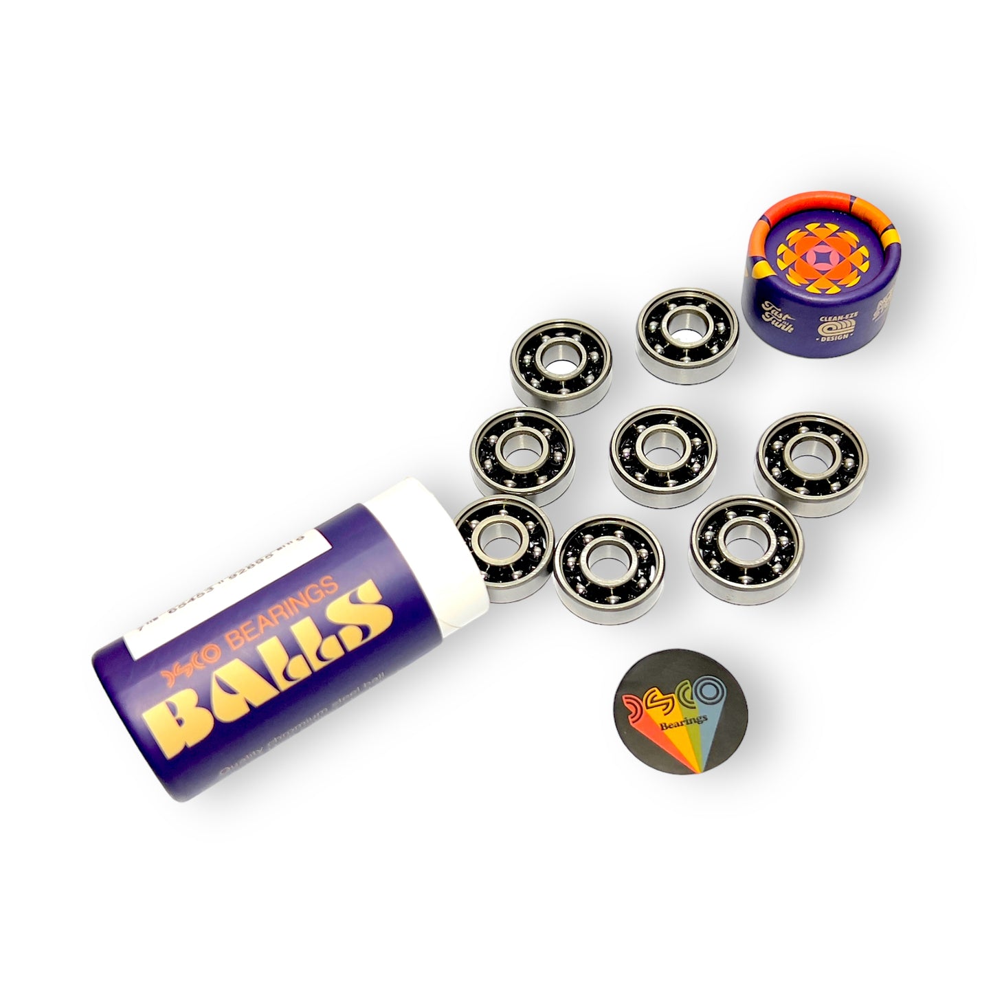 Dsco Bearings Raw 6 Balls No Shield Six Balls For Raw Unrestricted Speed