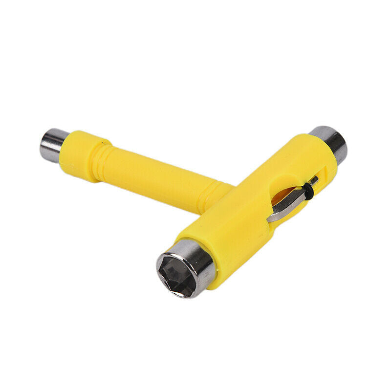 Dynamite Forever Skate Tool Yellow All In 1 Multi Function Skateboard T Tool