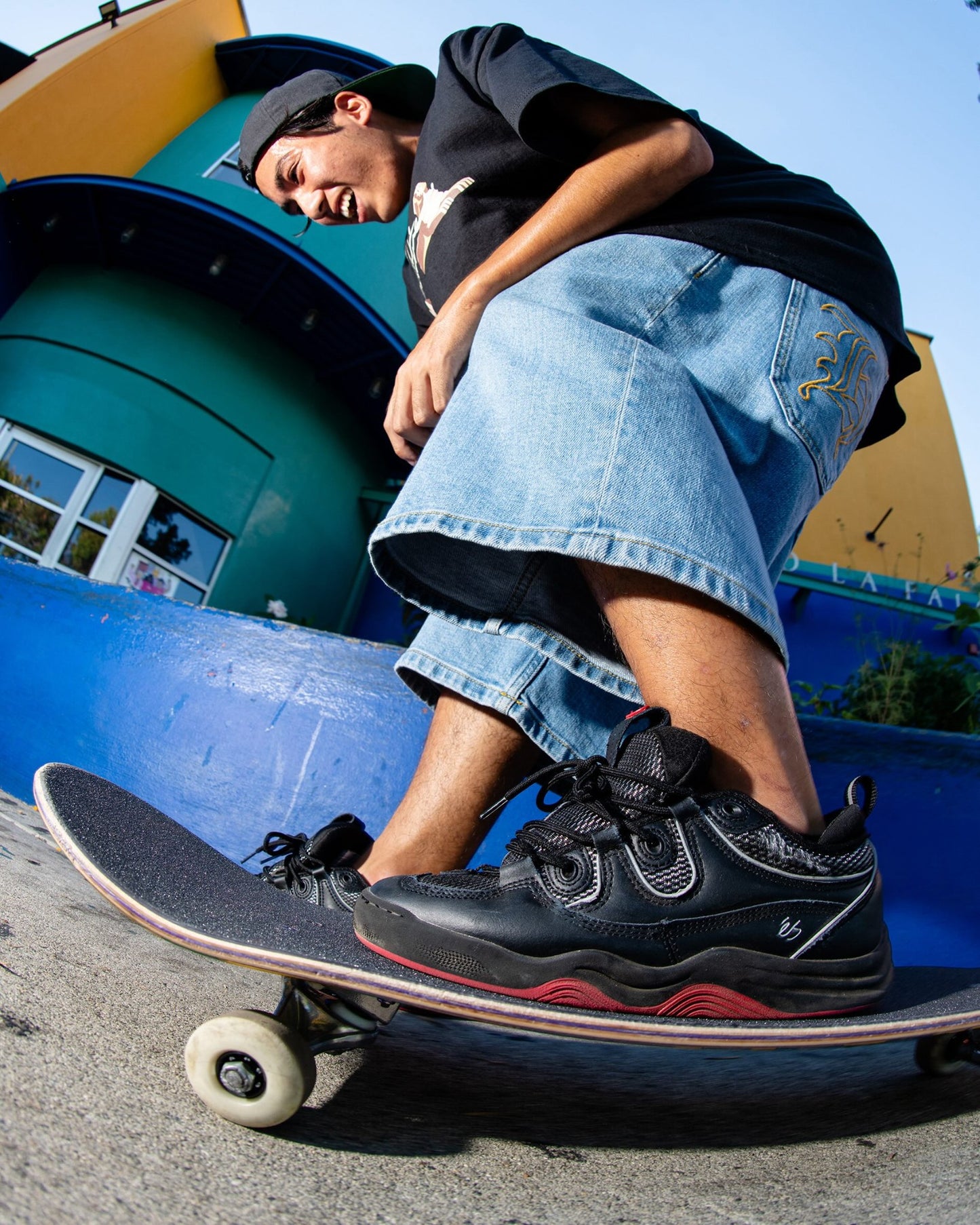 eS Shoes Two Nine 8 Black K2 Remake US SIZE Skateboard Sneakers