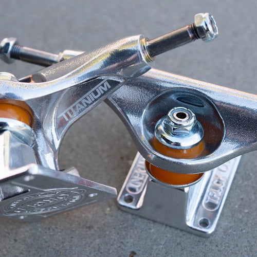 Independent Trucks 144 TITANIUM Silver Forged Indy 8.25" Axles