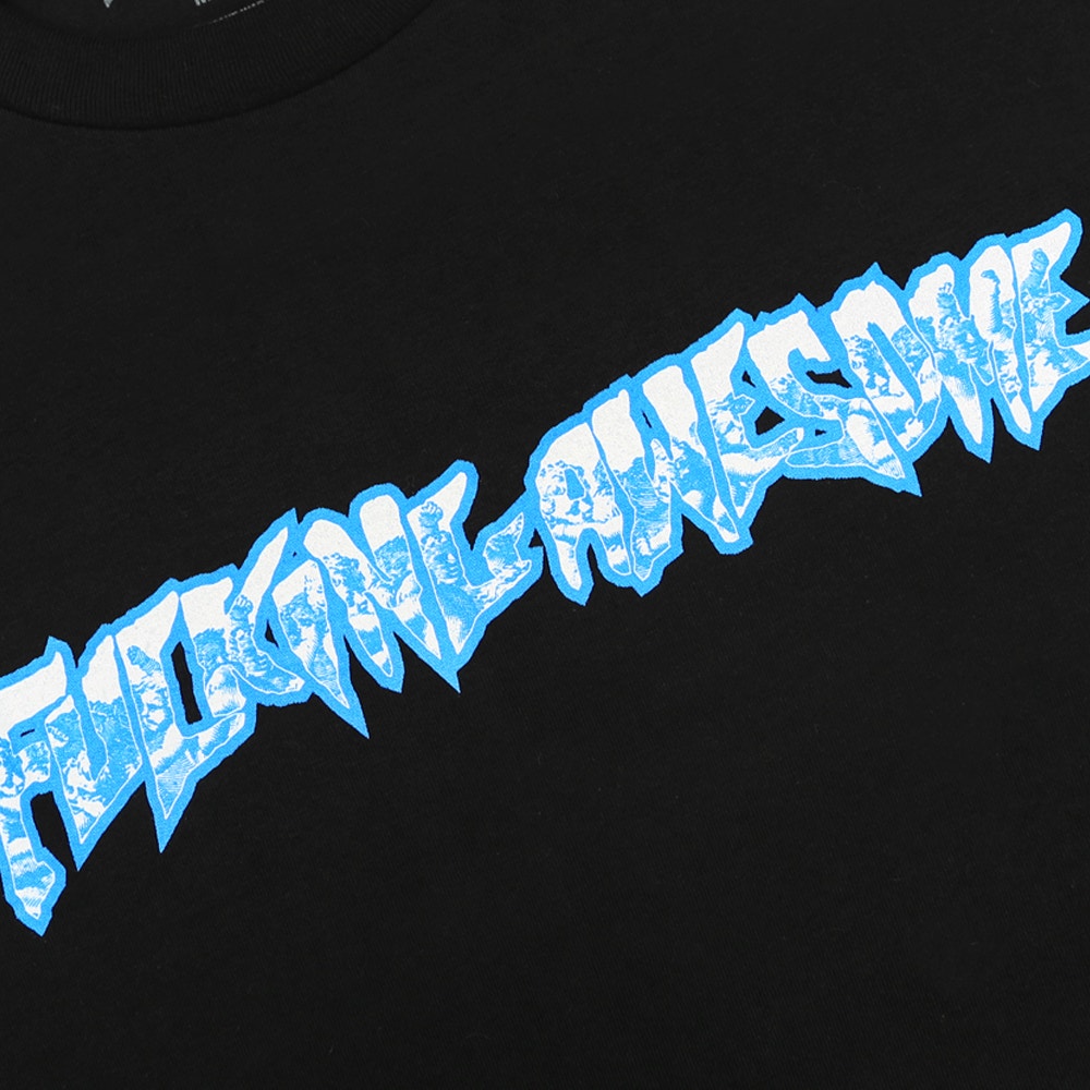 Fucking Awesome Tee Cherub Fight Black Fa Skateboard T Shirt