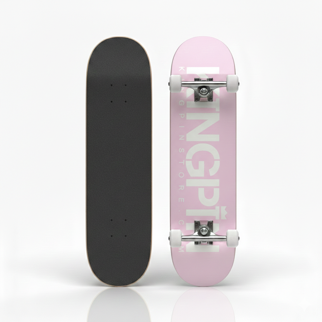 Kingpin Skate Supply Complete Og Logo Pastel Pink