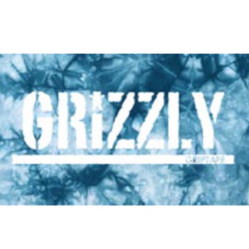 Grizzly Grip Tape Tie Dye Hol21 Blue Black Sheet Full Skateboard Deck Griptape