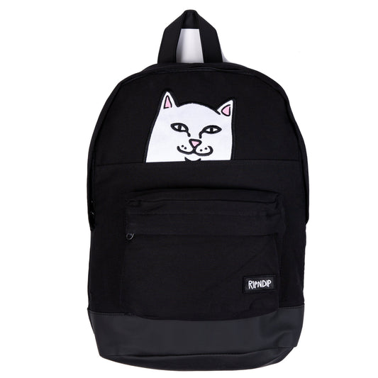 Rip N Dip Backpack Lord Nermal Peace Hands Removable Black Skate Bag