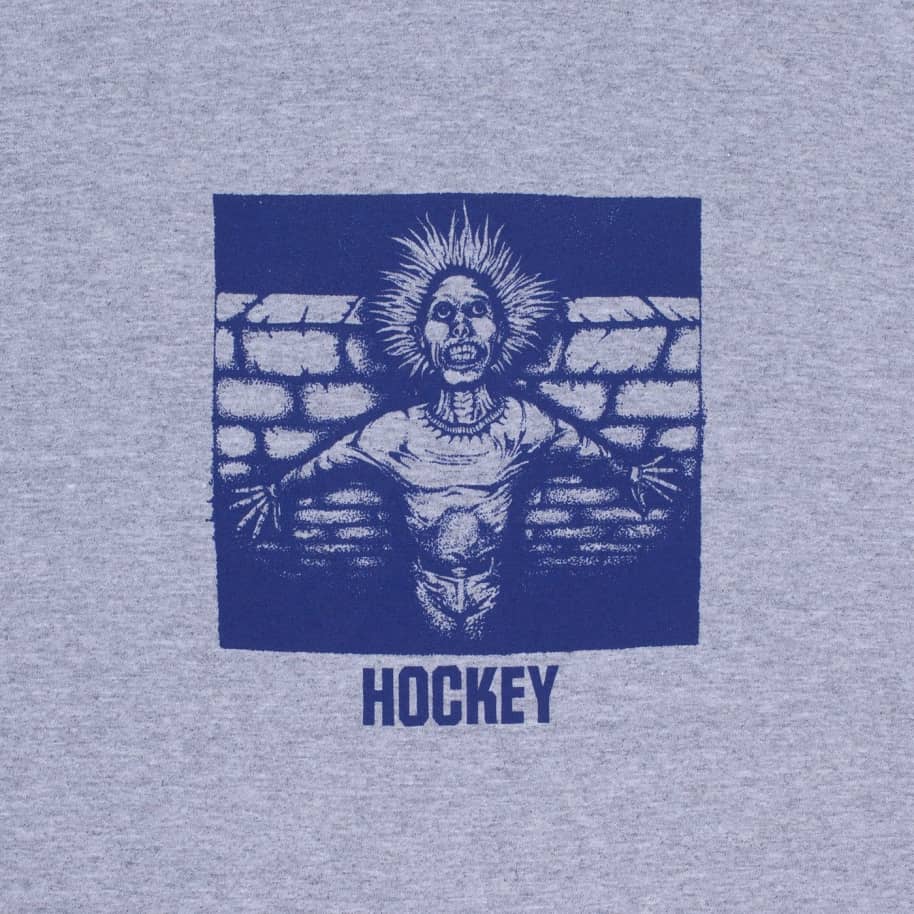 Hockey Tee Crippling Grey Heather Skateboard T Shirt
