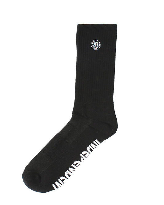 Indy Socks 4 Pack Cross Embroidery Black Size 6 10 Independent Skateboard Sox