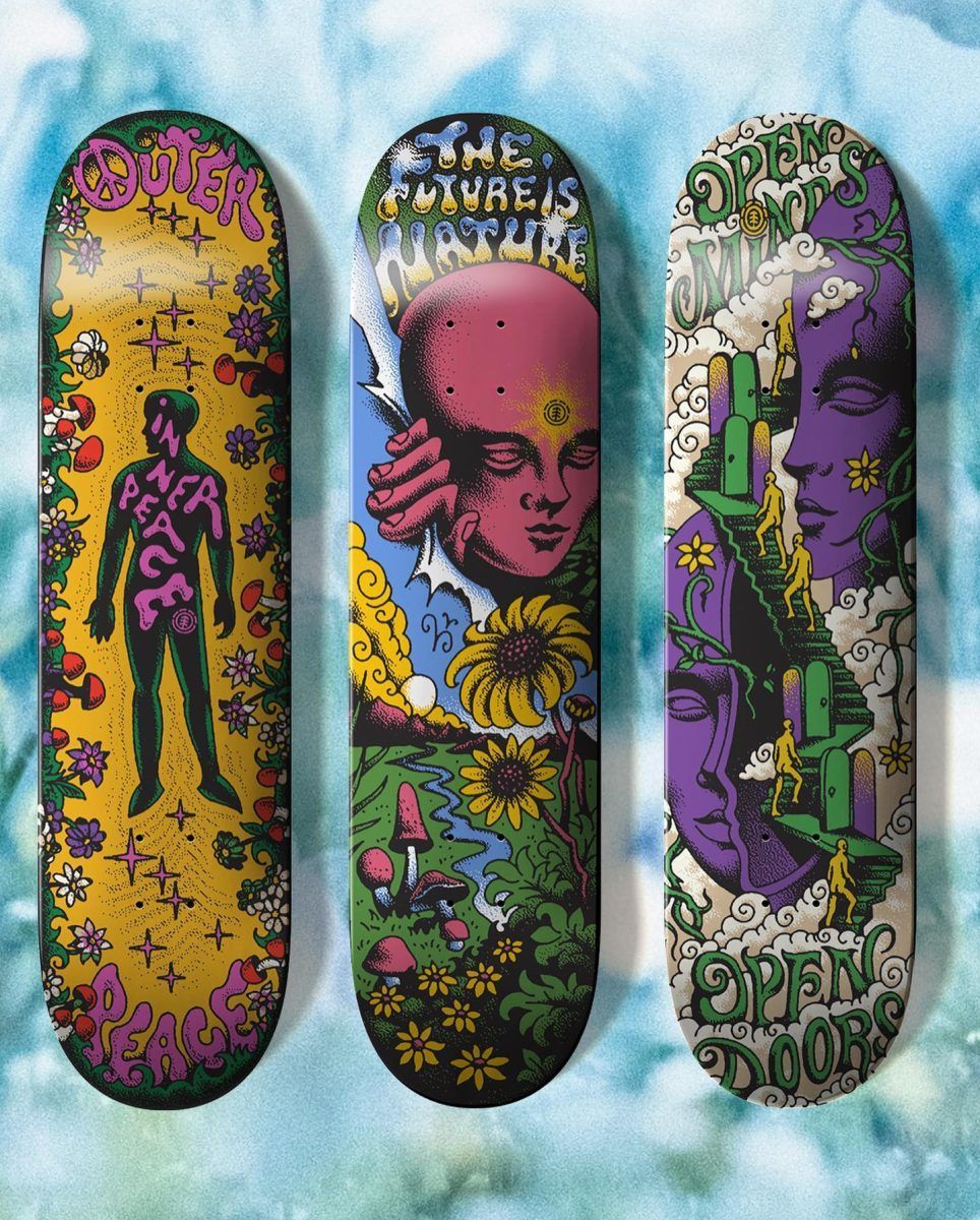 FULL SET Jake Foreman x Element Collection 3 Limited Edition Artwork Decks