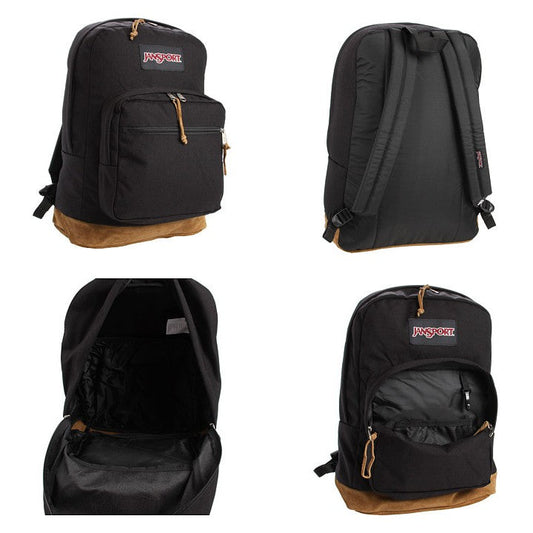 Jansport Backpack Right Pack Black 31L Luggage Skate School Travel Bag