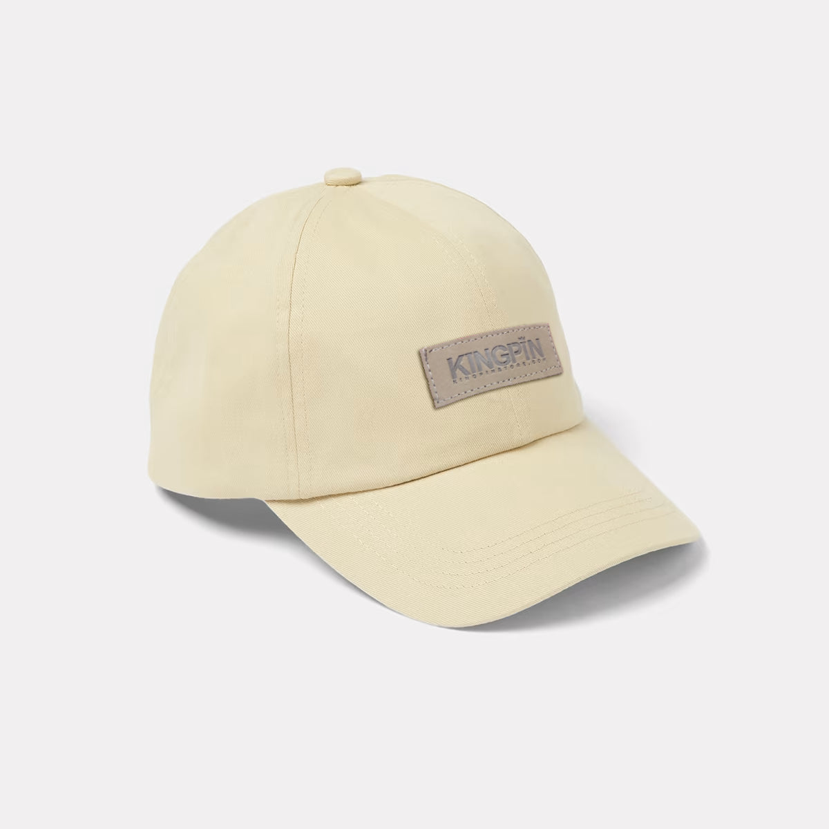 Kingpin Skate Supply Box Patch Snapback Cap Khaki