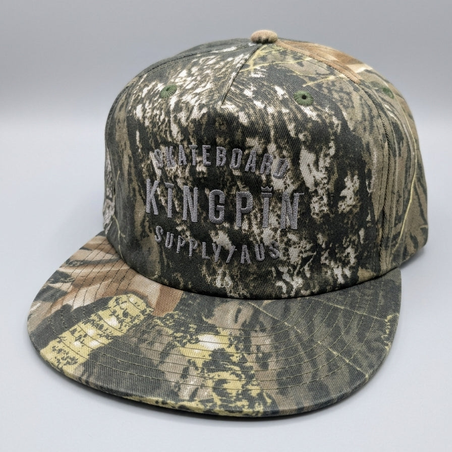 Kingpin Skate Supply Cap Sf Retro Real Tree Camo Snapback