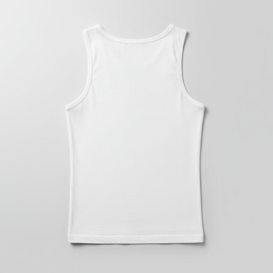 Kingpin Skate Supply Singlet Hazy Deeds White