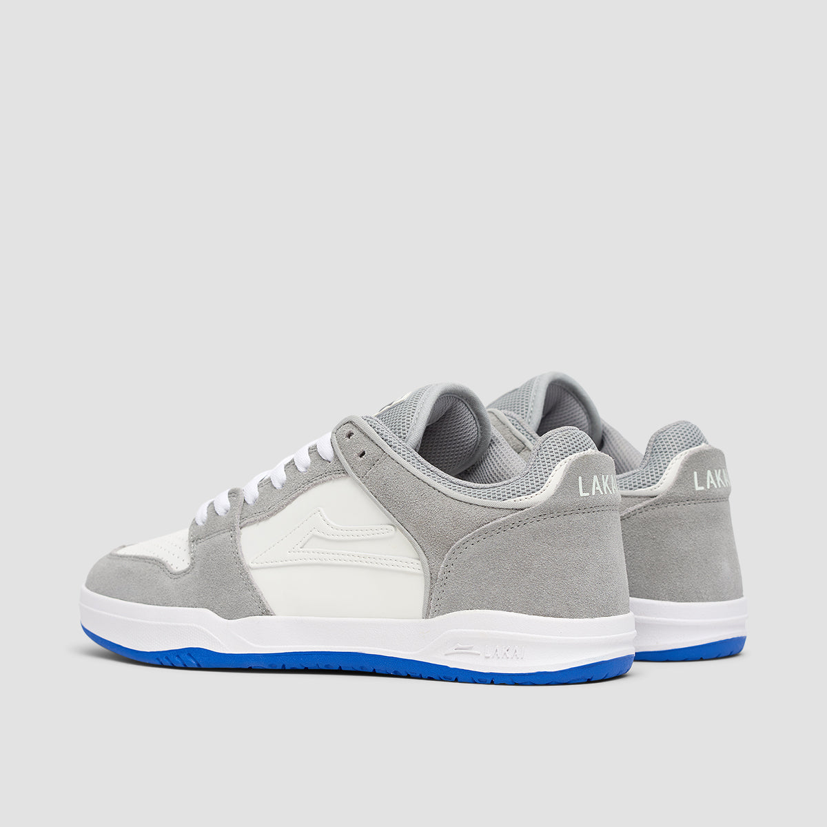 Lakai Shoes Telford Low Grey Blue UV Suede US SIZE Skateboard Sneakers
