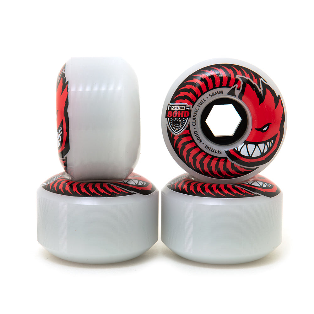 Spitfire Wheels 80Hd Classic Full 58Mm Chargers Black Core Soft Urethane