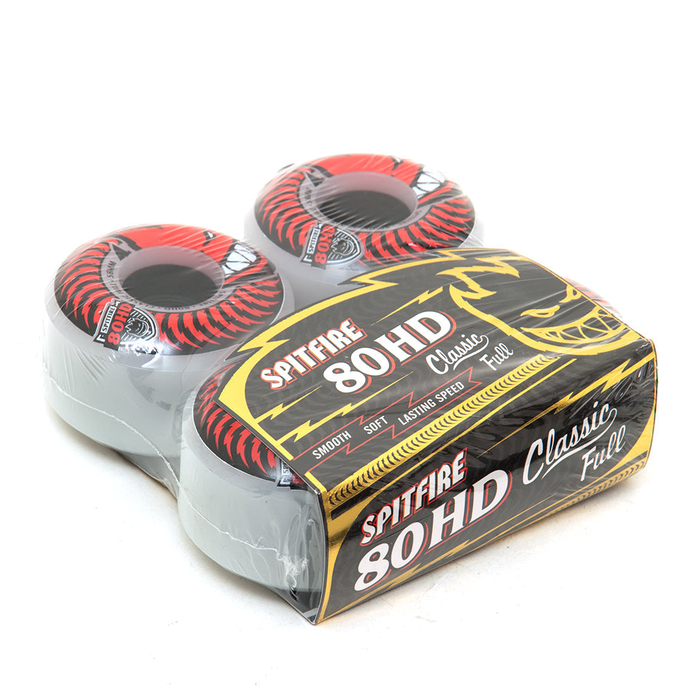 Spitfire Wheels 80HD Classic Full 54mm Chargers Black Core Soft Urethane