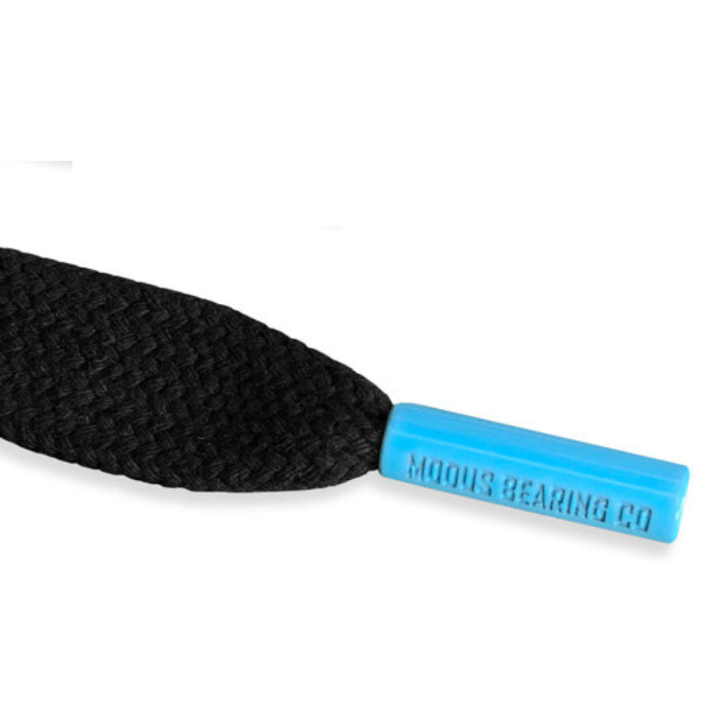 Modus Bearings Lace Belt Black Blue Tip Shoelace