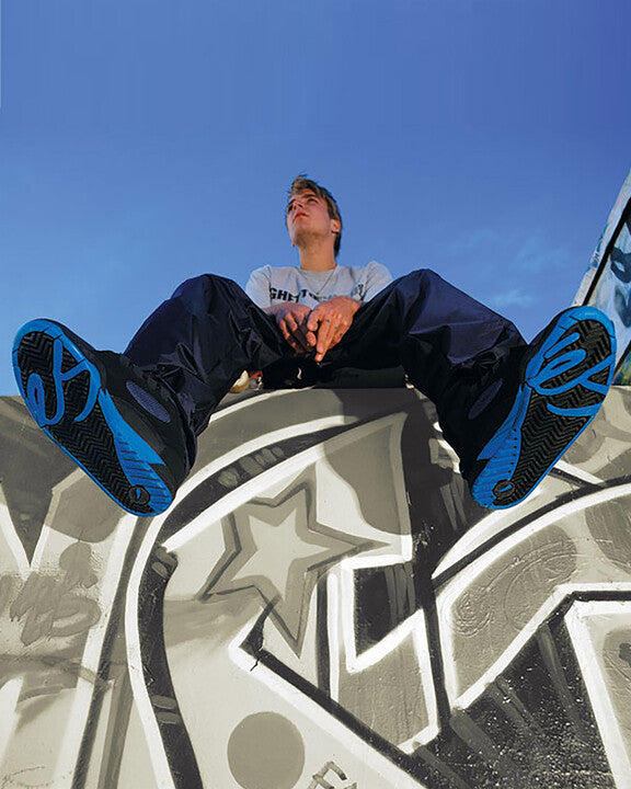 eS Shoes Muska Black Royal Re-issue US SIZE Skateboard Sneakers
