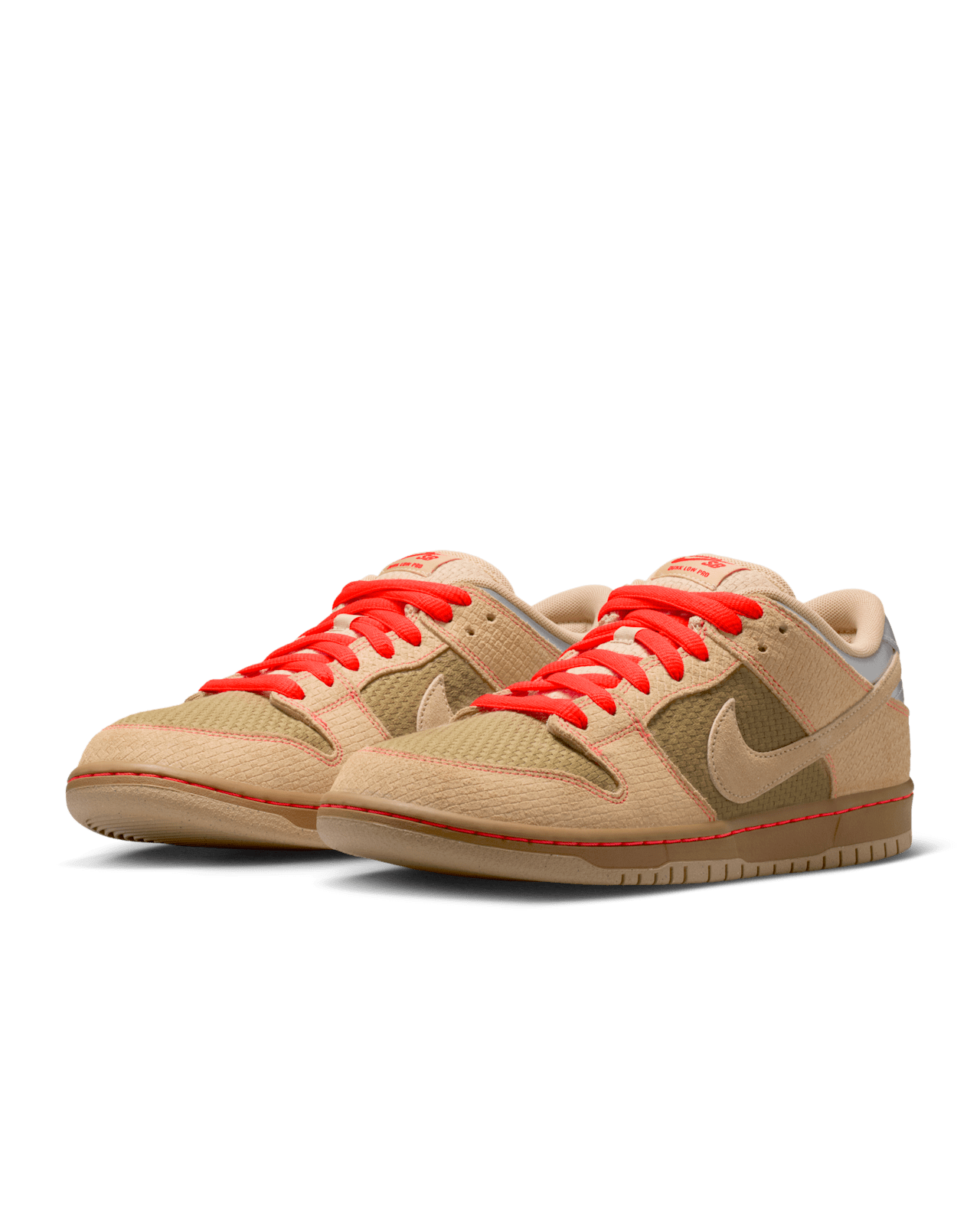 Nike Sb Shoes Dunk Low Som Tum Canvas Parachute Beige Us Size Skate Sneakers