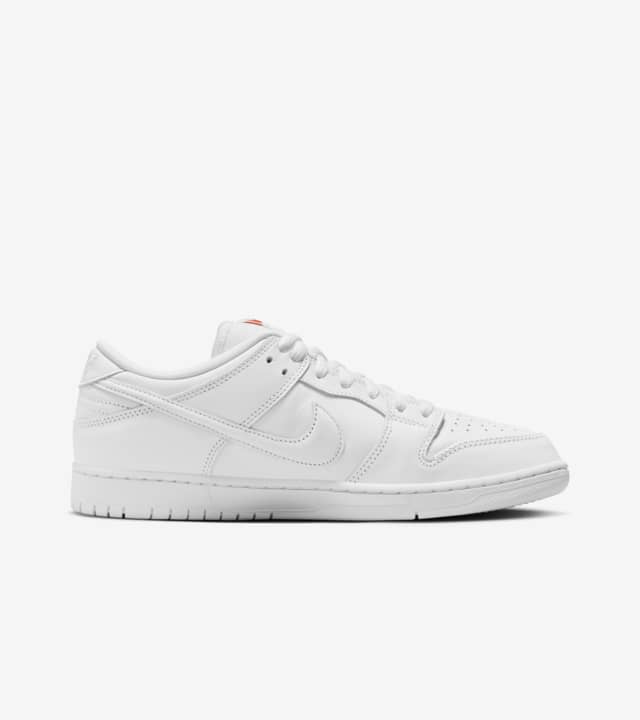 Nike Sb Shoes Dunk Low Pro Iso Triple White Us Size Skate Sneakers