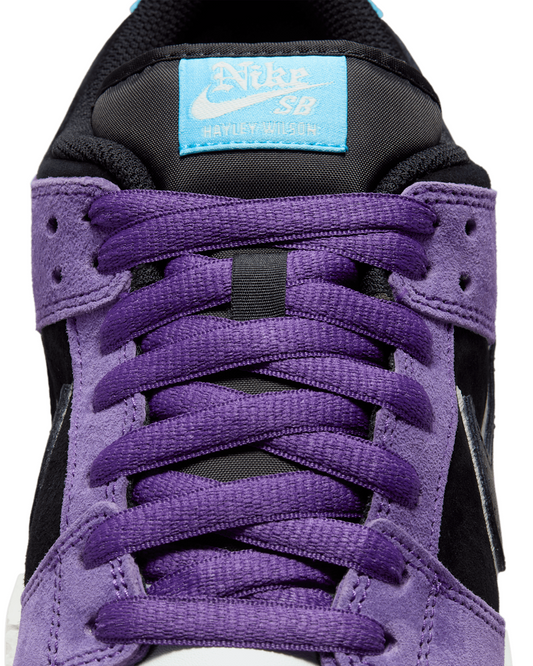 Nike SB Dunk Low Pro x Hayley Wilson Black Court Purple US SIZE Shoes Sneakers