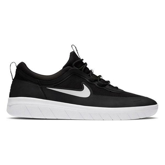 Nike Sb Shoes Nyjah Free 2 Black White Usa Size Skateboard Sneakers