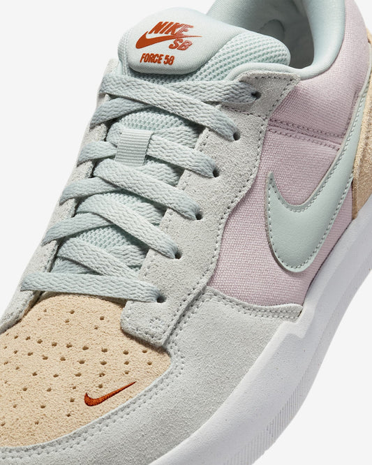 Nike SB Shoes Force 58 Platinum Violet Sand Drift US SIZE Skateboard Sneakers