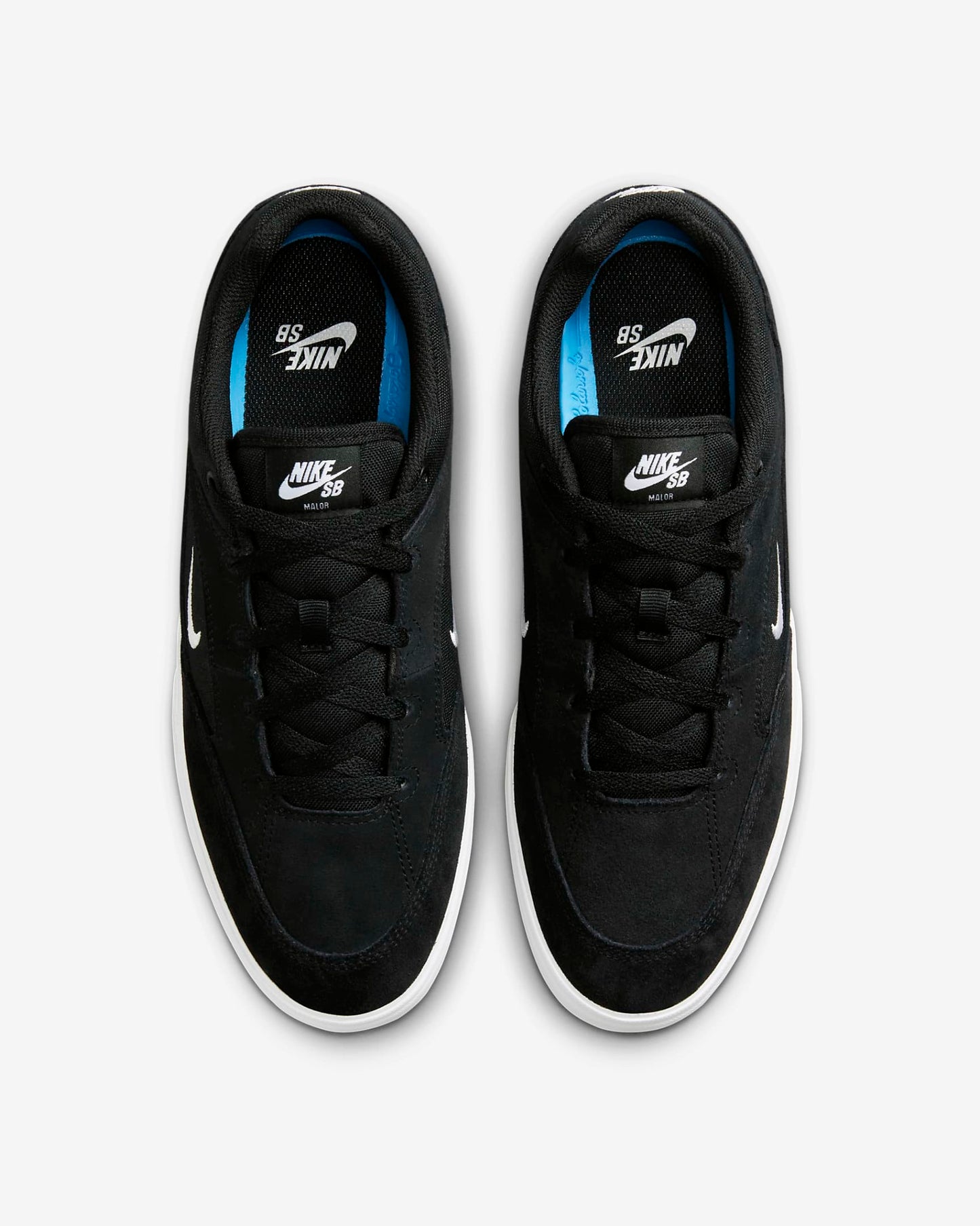 Nike SB Shoes Malor Black White US SIZE Skateboard Sneakers