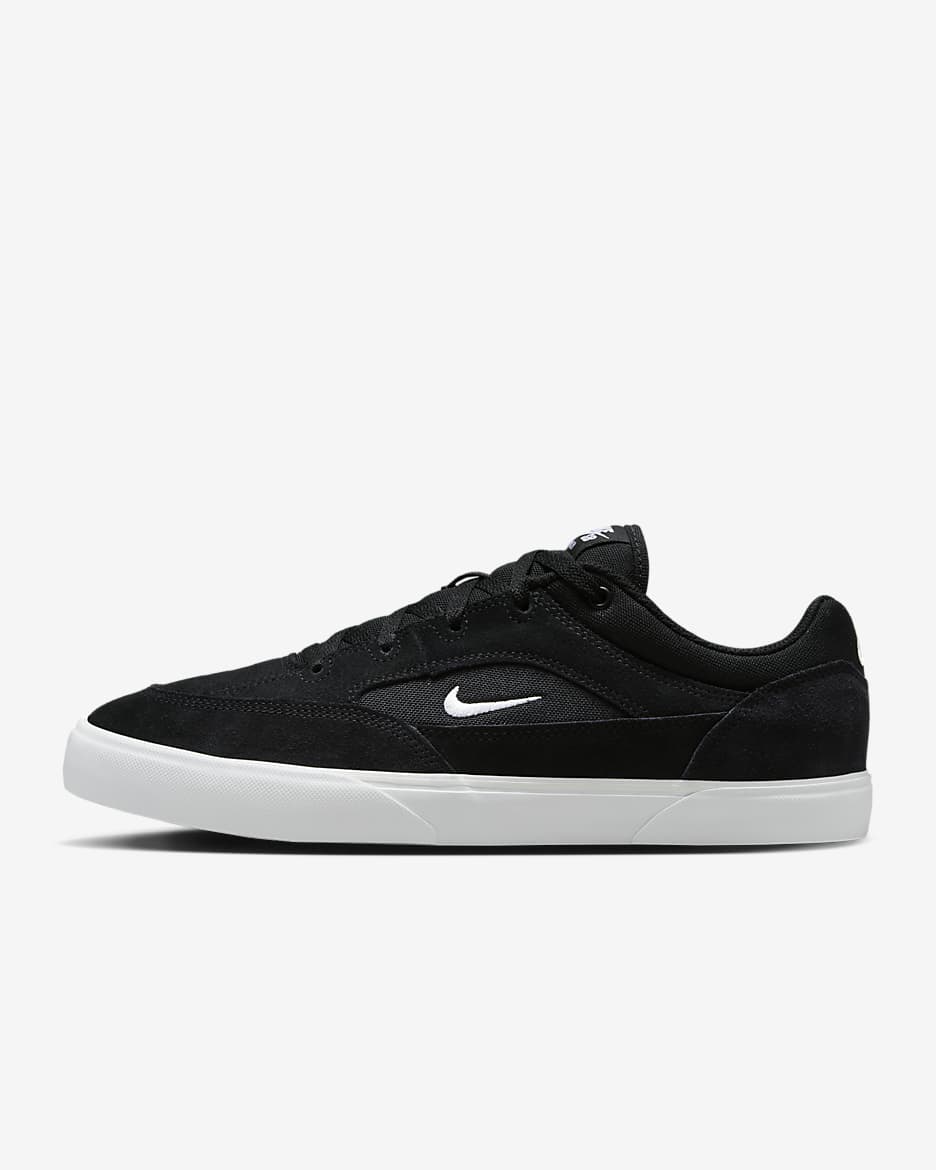 Nike SB Shoes Malor Black White US SIZE Skateboard Sneakers