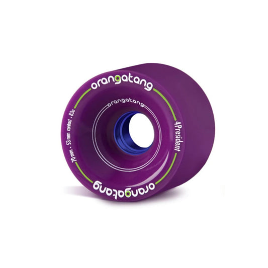 Orangatang 4 President Longboard Wheels 70mm 83a Purple
